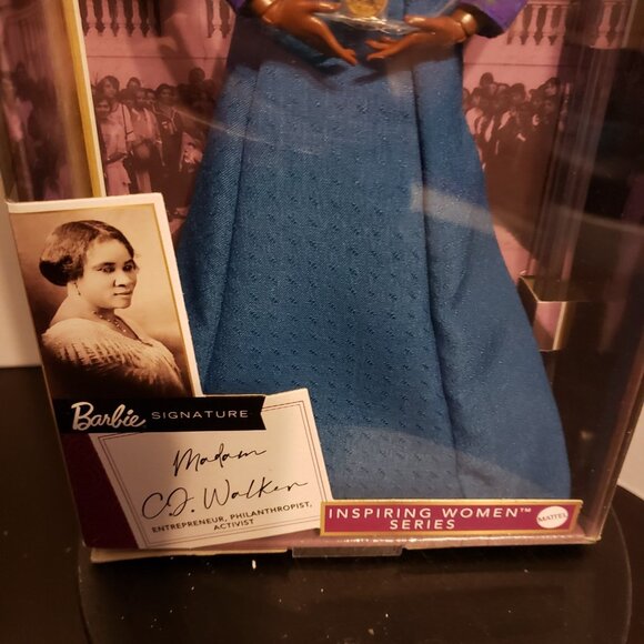 Ida B. Wells Barbie Inspiring Women Madame C. J. Walker - Picture 3 of 9
